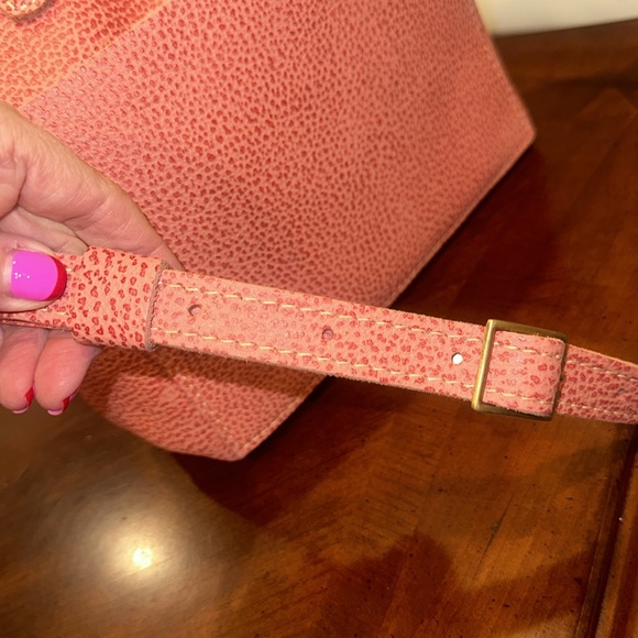 Portland Leather Mini Crossbody Tote Pink - Picture 5 of 11